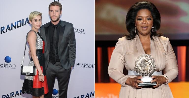 Ex-namorado de Miley Cyrus elogia Oprah Winfrey: "É uma mulher adorável" - Getty Images