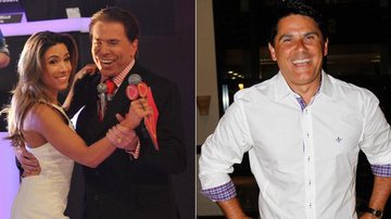 Silvio Santos brinca com Patrícia Abravanel - Divulgação/AgNews