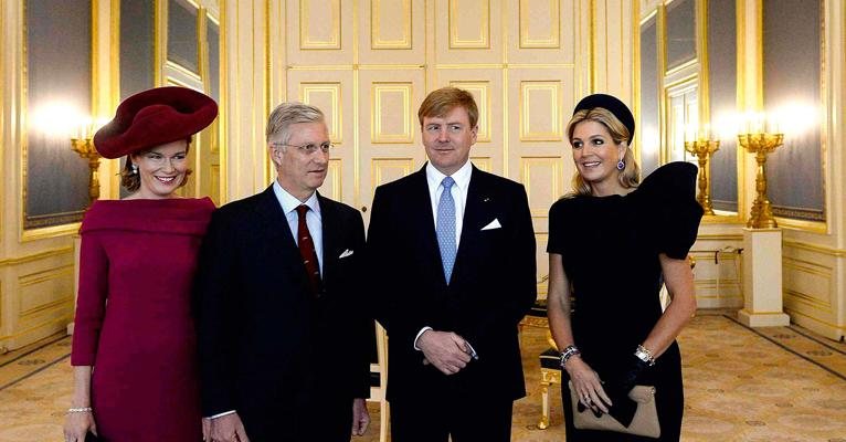 Reis Willem e Máxima  vão a Bélgica - Toussaint Kluiters/ Reuters