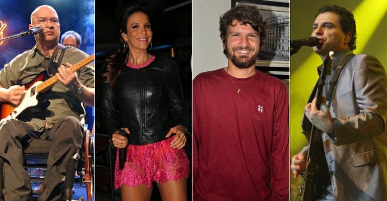 Festival de Verão de Salvador anuncia Ivete, Frejat, Paralamas e Saulo - Fotomontagem Arquivo/Caras