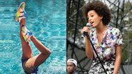 Solange Knowles, irmã de Beyoncé, cria tênis inspirado no Brasil - Foto-montagem