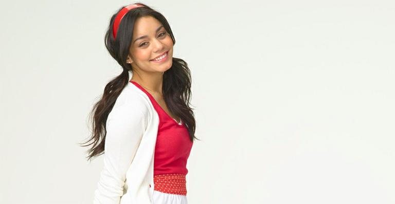 Vanessa Hudgens na época do High School Musical - Divulgação