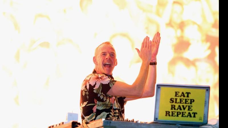 Fatboy Slim toca no litoral paulista e demonstra o amor pelo Brasil - Renato Frasnelli