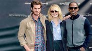 Andrew Garfield e Emma Stone posam para fotos em divulgação do O Espetacular Homem-Aranha 2 - Kevork Djansezian/Reuters