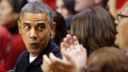 Obama e sua família em jogo de basquete - Jonathan Ernst/ Reuters