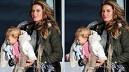 Gisele Bündchen e Vivian passeiam juntas pelas ruas de Bosston - AKM-GSI/AKM-GSI