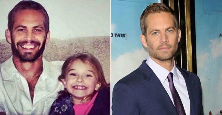 Filha de Paul Walker faz homenagem ao pai - Facebook e Getty Images