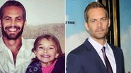 Filha de Paul Walker faz homenagem ao pai - Facebook e Getty Images