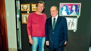 Fabio Porchat prestigia artista inglês, Gregory Fink, em São Paulo - João Passos/Brasil Fotopress