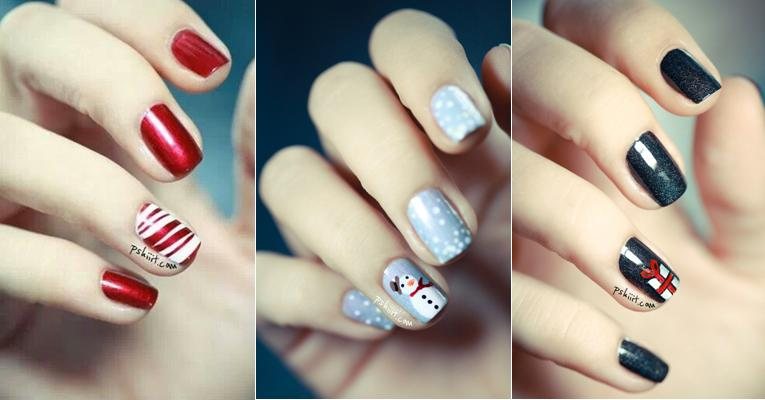 Natal inspira desenhos para unhas decoradas - Reprodução/Buzz Feed