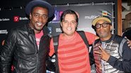 Seu Jorge e Filipe Camargo com Spike Lee em musical de Elis Regina no Rio - Fausto Neto