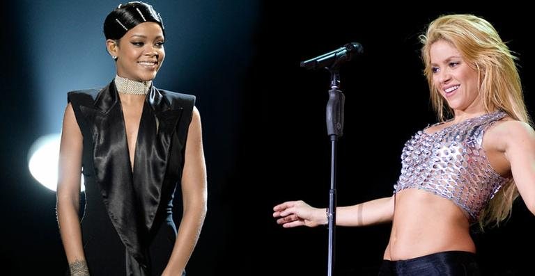 Rihanna e Shakira - GettyImages