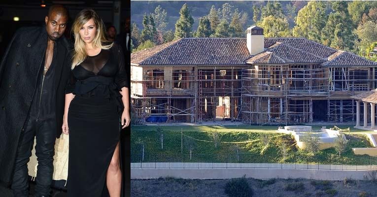 Casa de Kim Kardashian e Kanye West em reforma - AKM-GSI/Splash/ Getty Images