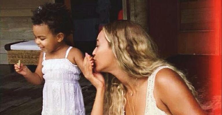 Beyoncé e Blue no Rio de Janeiro - Reprodução/ Blue