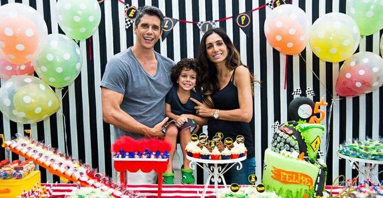 Márcio Garcia celebra o aniversário de seu filho Felipe - Bianca Gens