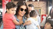 Juliana Paes e família em almoço no Rio de Janeiro - AgNews