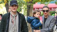 Orlando Bloom, Miranda Kerr e Flynn - Splash News/AKM-GS