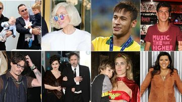 Veja quem são os padrinhos dos filhos dos famosos - Foto-montagem