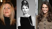 Jennifer Aniston, Audrey Hepburn e Kate Middleton - Arquivo CARAS