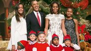 Obama e sua família recebem crianças em Natal beneficente em Washington - Jonathan Ernest/Reuters