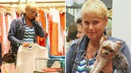 Xuxa usa look descontraído para fazer compras em shopping carioca - Marcus Pavão / AgNews