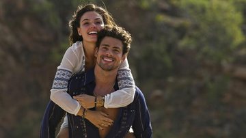 Leandro (Cauã Reymond) e Antônia (Ísis Valverde) em 'Amores Roubados' - TV Globo / Estevam Avellar