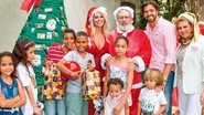 No Natal, Karina Bacchi se veste de mamãe Noel anima a festa em sua ONG - -