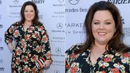 Atriz Melissa McCarthy dá exemplo de como plus size pode usar estampa - Foto-montagem/ Getty Images