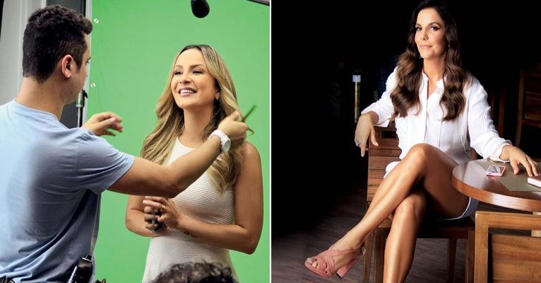 Ivete Sangalo e Claudia Leitte gravam campanha em São Paulo - Anderson Christian