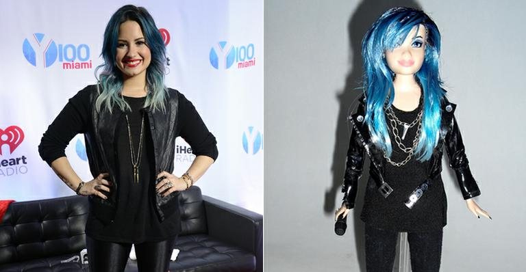 Demi Lovato versão boneca - Getty Images e Divulgação