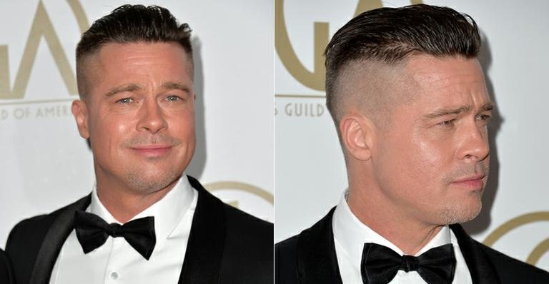 Brad Pitt com novo visual - Getty Images