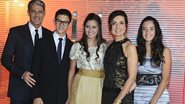 William Bonner, Vinícius, Beatriz, Fátima Bernardes e Laura - André Muzell / AgNews