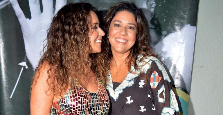 Daniela Mercury fala de sua relação com Malu Verçosa nos bastidores de show - Felipe Souto Maior/AgNews