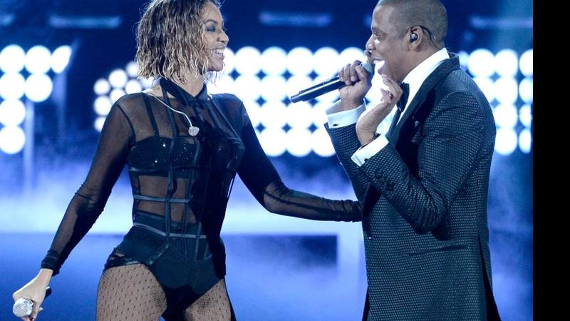 Beyoncé e Jay-Z no Grammy 2014 - Getty Images