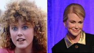 Nicole Kidman tinha um visual bem diferente da época em que atuou em BMX Bandits, aos 16 anos - Reprodução e Getty Images