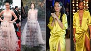 No red carpet, famosas usam looks recém-saídos da passarela de Paris - Foto-montagem