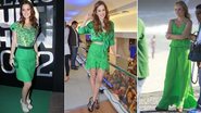 Famosas com looks na cor verde - AgNews/Foto Rio News/Getty Images/TV GLOBO