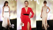 Giovanna Antonelli e Louise D'Tuani dão lição fashion ao usar vestido com fenda - Foto-montagem