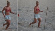 Carolina Dieckmann em praia no Rio de Janeiro - Dilson Silva/Agnews