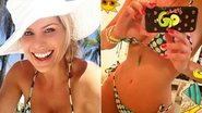 Karina Bacchi mostra barriguinha sarada em um biquíni de bolinhas - Instagram/Cortesia Karina Bacchi