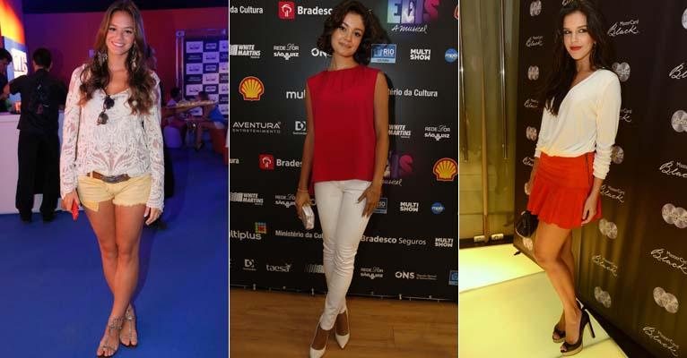 Bruna Marquezine, Sophie Charlotte e Mariana Rios - AgNews/Foto Rio News