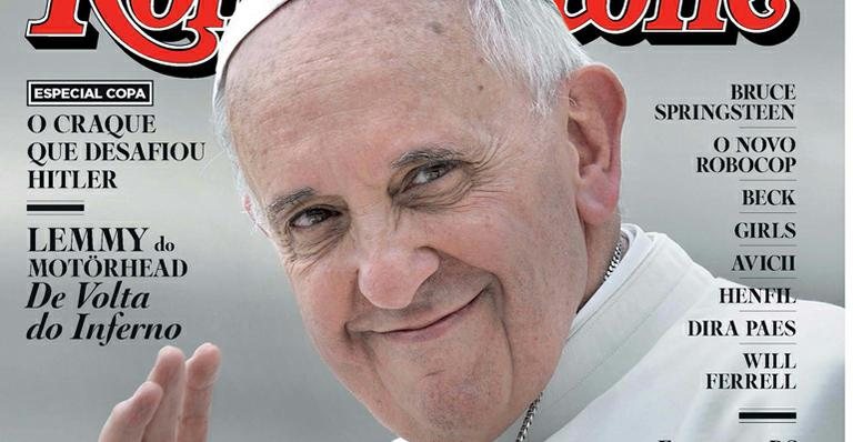 O papa é pop! Francisco estampa a capa de fevereiro da Rolling Stone - -