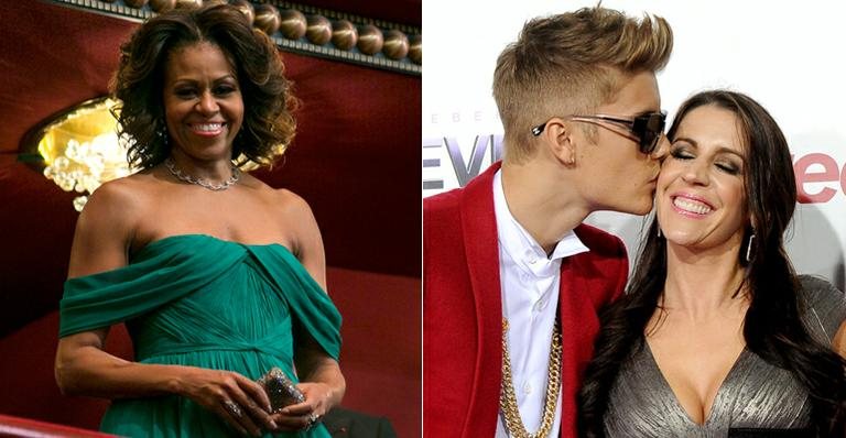 Michelle Obama diz que "manteria Justin Bieber por perto" se fosse sua mãe - Getty Images