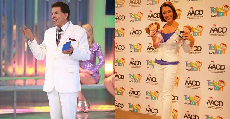 "Ela ainda está no ponto", diz Silvio Santos sobre Catia Fonseca - Roberto Nemanis/SBT e Fabio Miranda