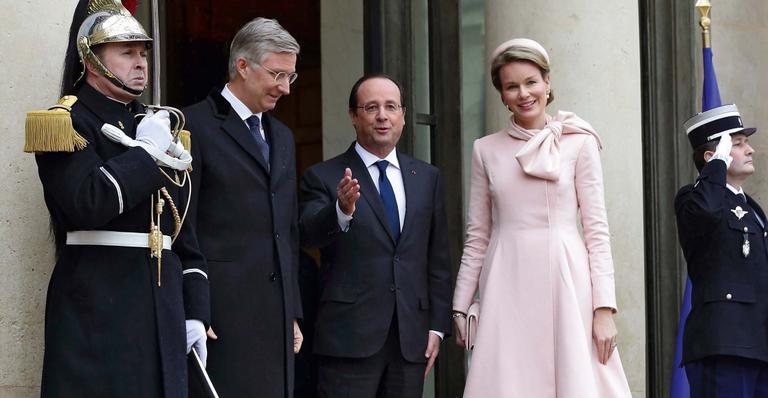 François Hollande recebe realeza da Bélgica em Paris - Philippe Wojazer/ Files/ Reuters