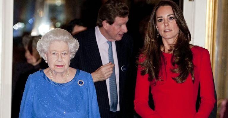 Rainha Elizabeth II e Kate Middleton - Getty Images