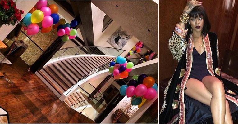 Preparação di aniversário de Rihanna - Reprodução/Instagram