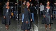 Lupita Nyong’o abusa do couro em look total black - AKM-GSI/AKM-GSI