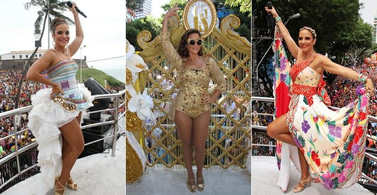 Os looks de carnaval de Ivete Sangalo - Arquivo Caras