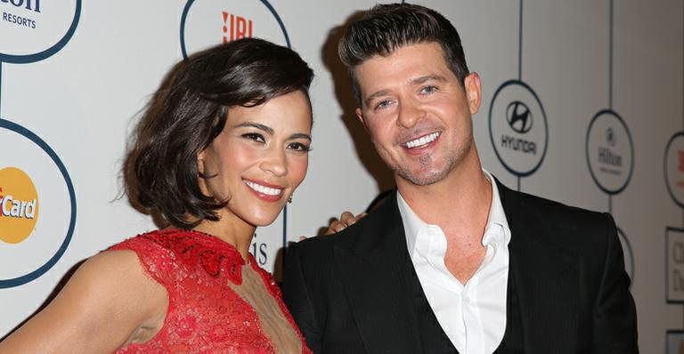 Cantor Robin Thicke luta para salvar seu casamento com Paula Patton - Getty Images